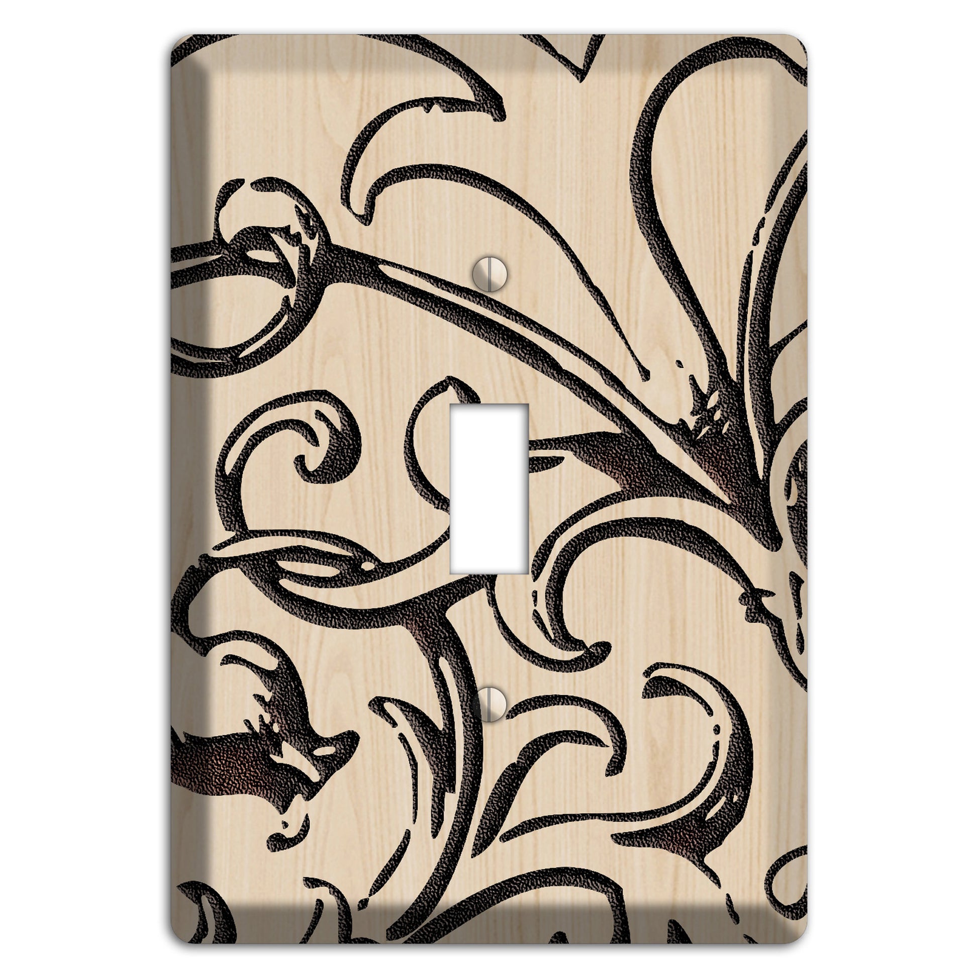 Victorian Wood Lasered Cover Plates