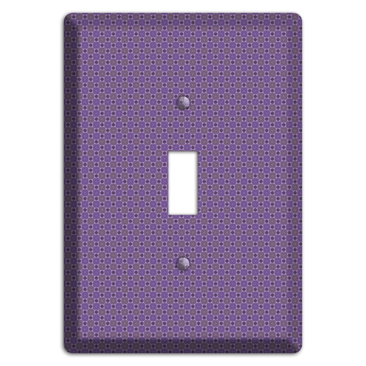 Multi Purple Tiled Cover Plates