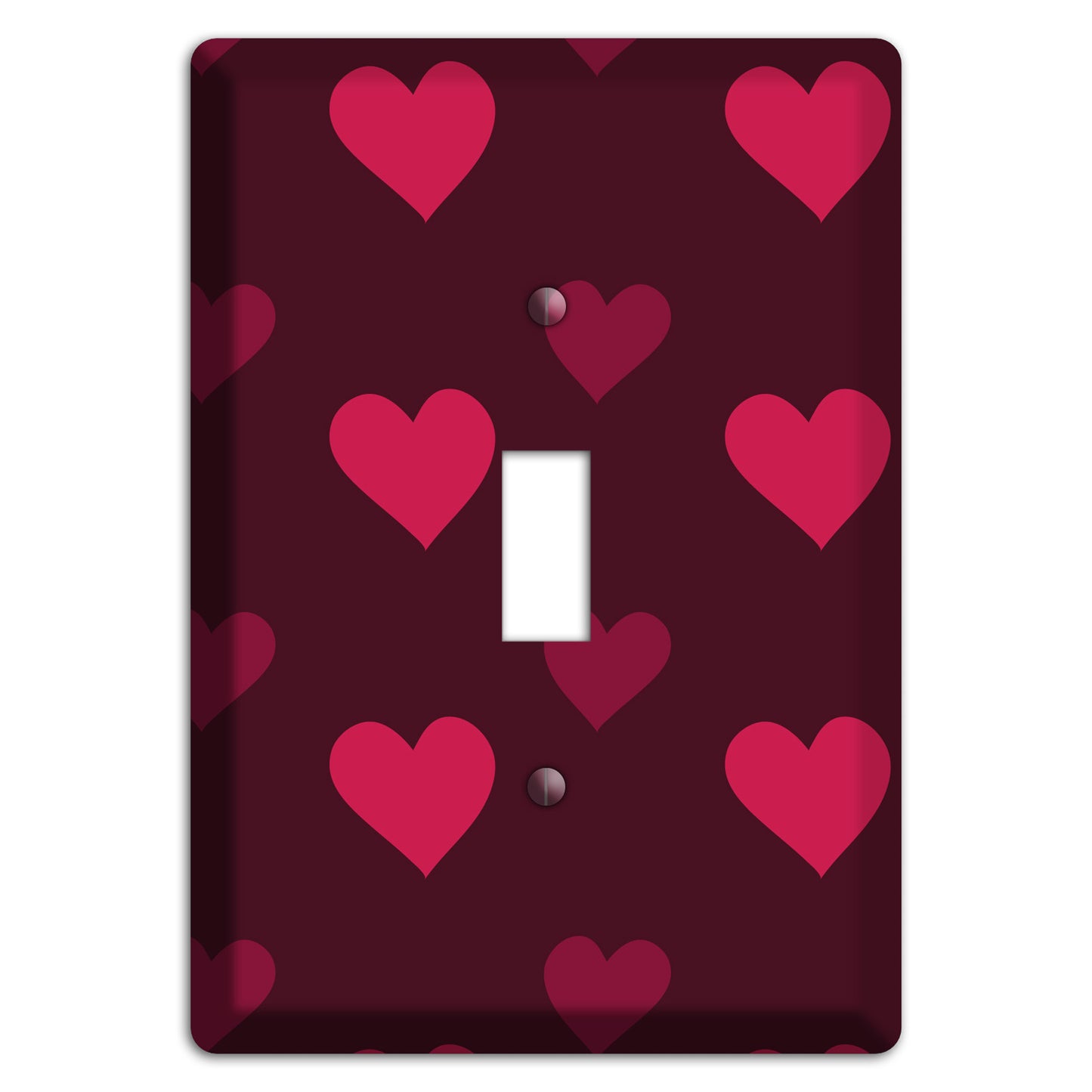Tiled Large Hearts Cover Plates
