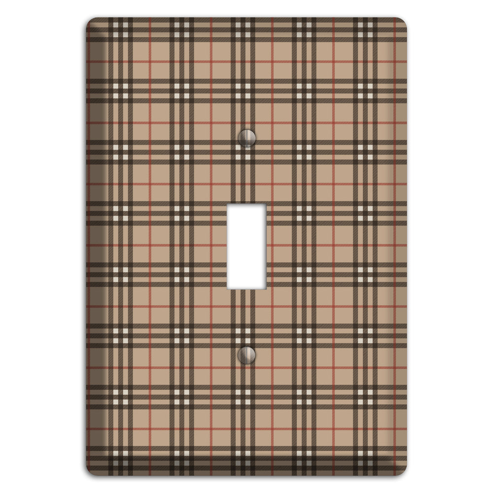 London Plaid Cover Plates