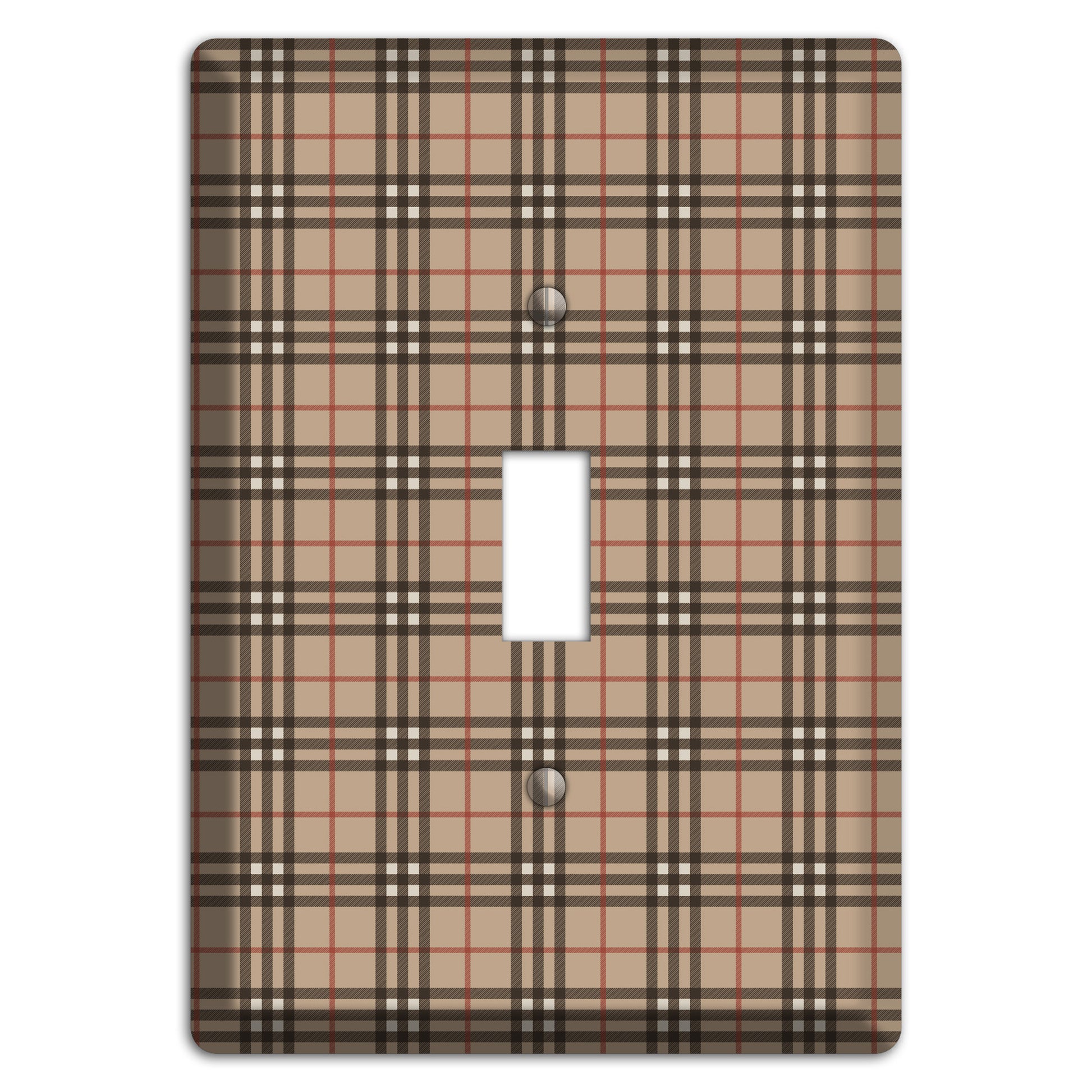 London Plaid Cover Plates