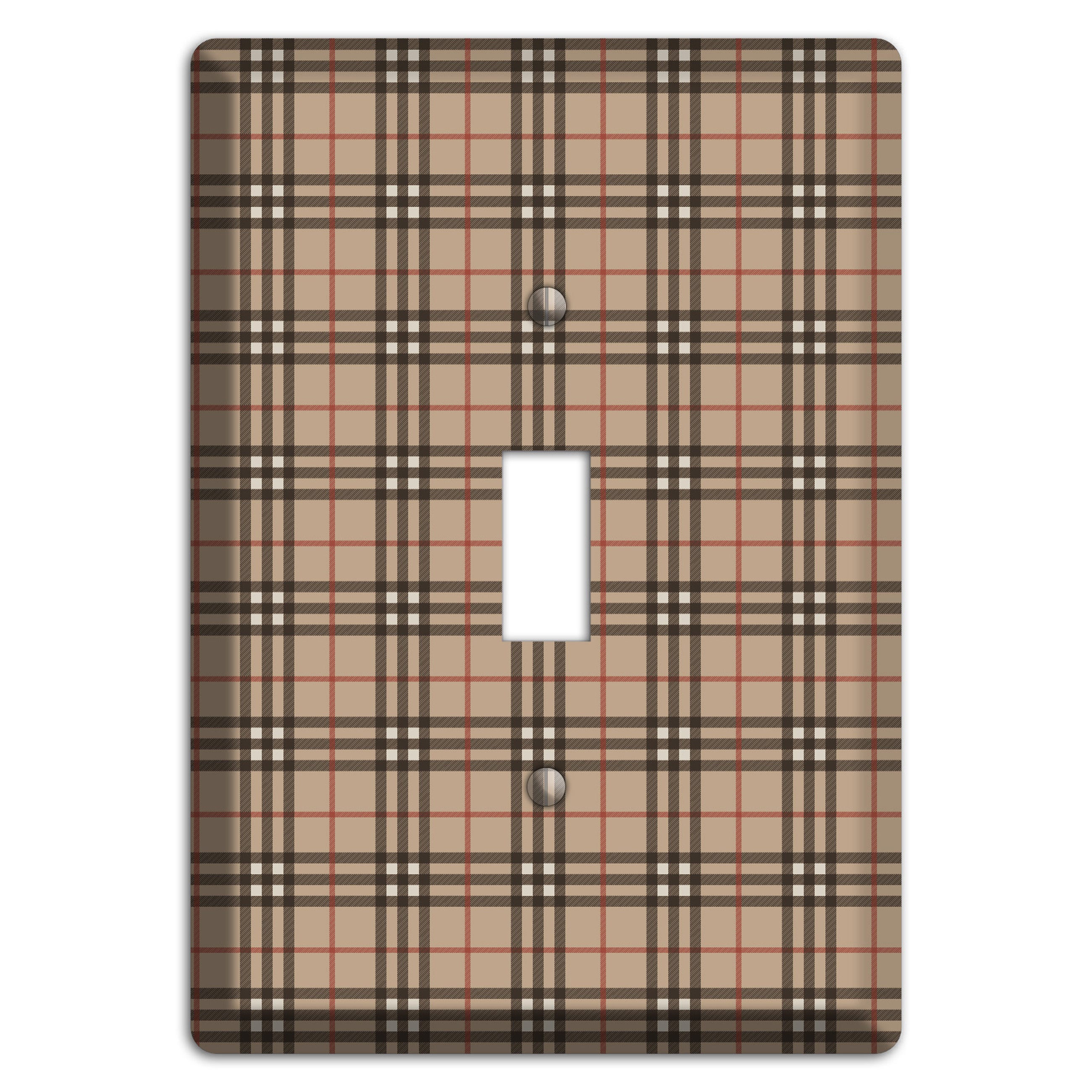London Plaid Cover Plates