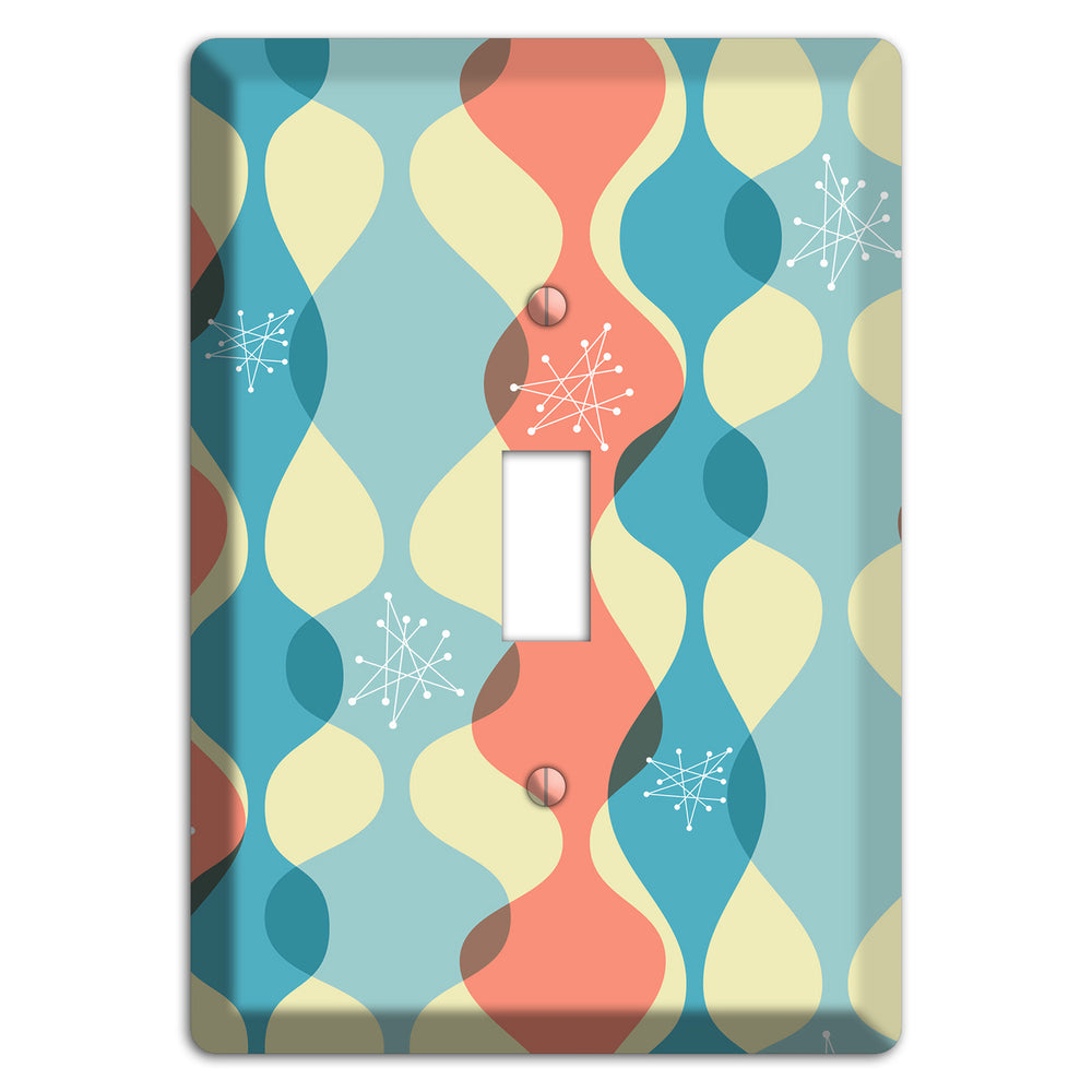 Mid Century Curves Cover Plates