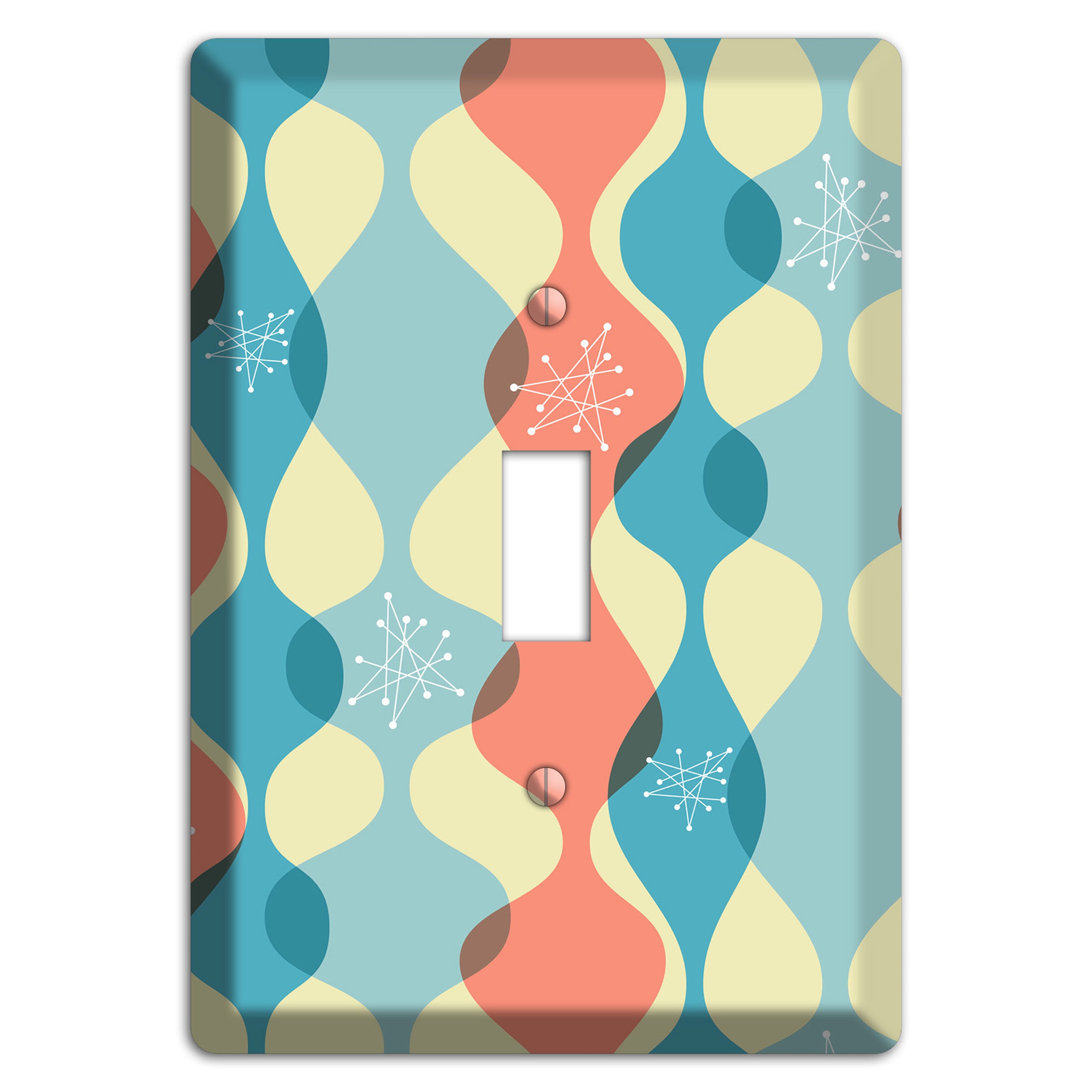 Mid Century Curves Cover Plates