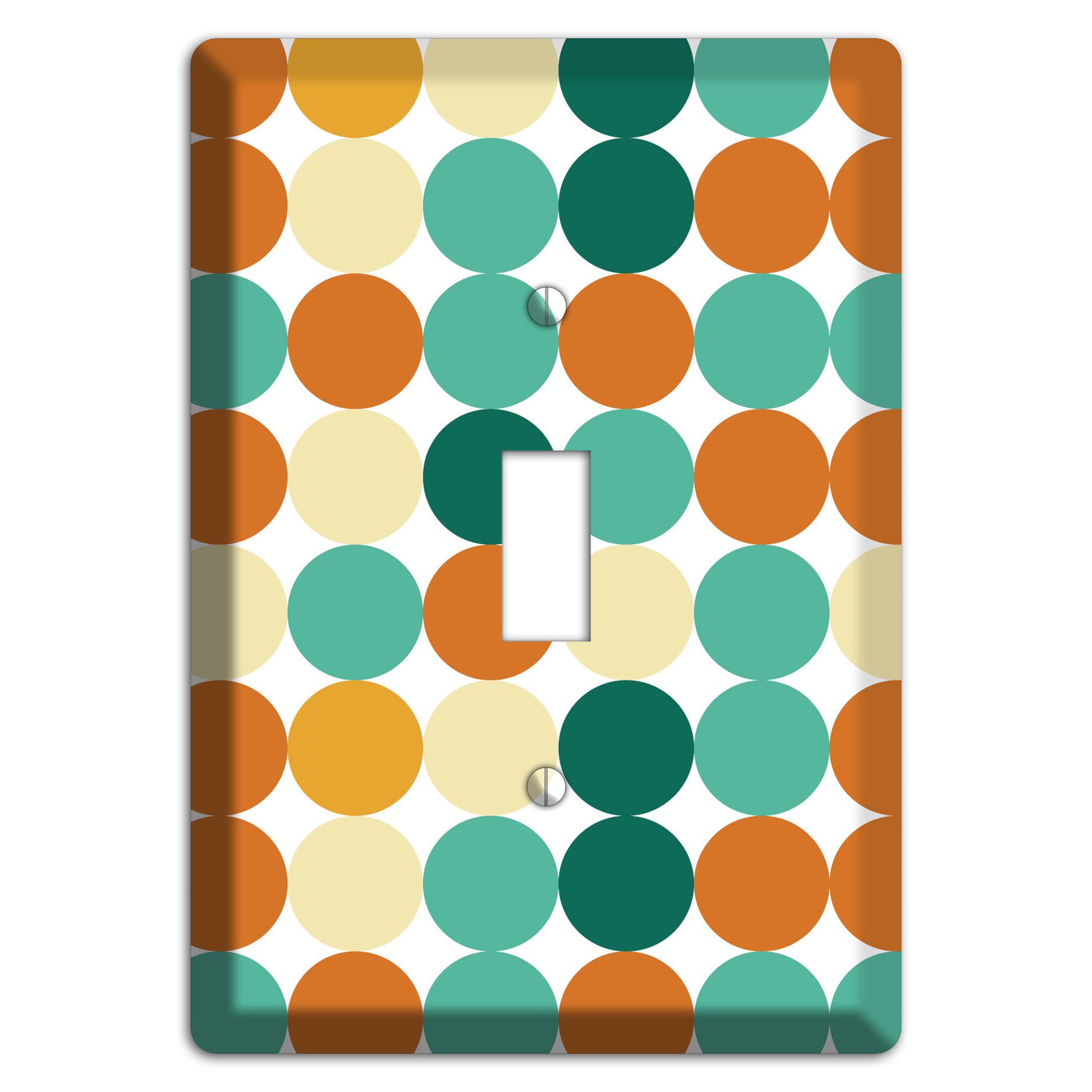 Multi Umber Jade Tiled Dots Cover Plates