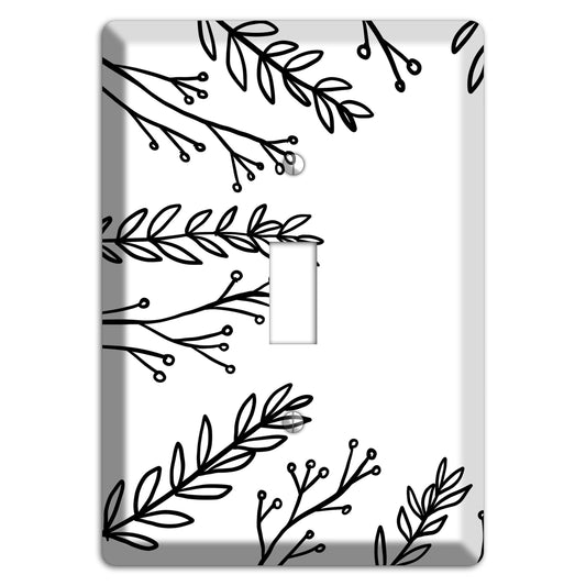 Hand-Drawn Leaves 9 Cover Plates