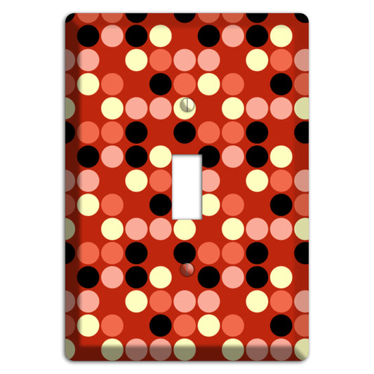 Multi Color Red Dots Cover Plates