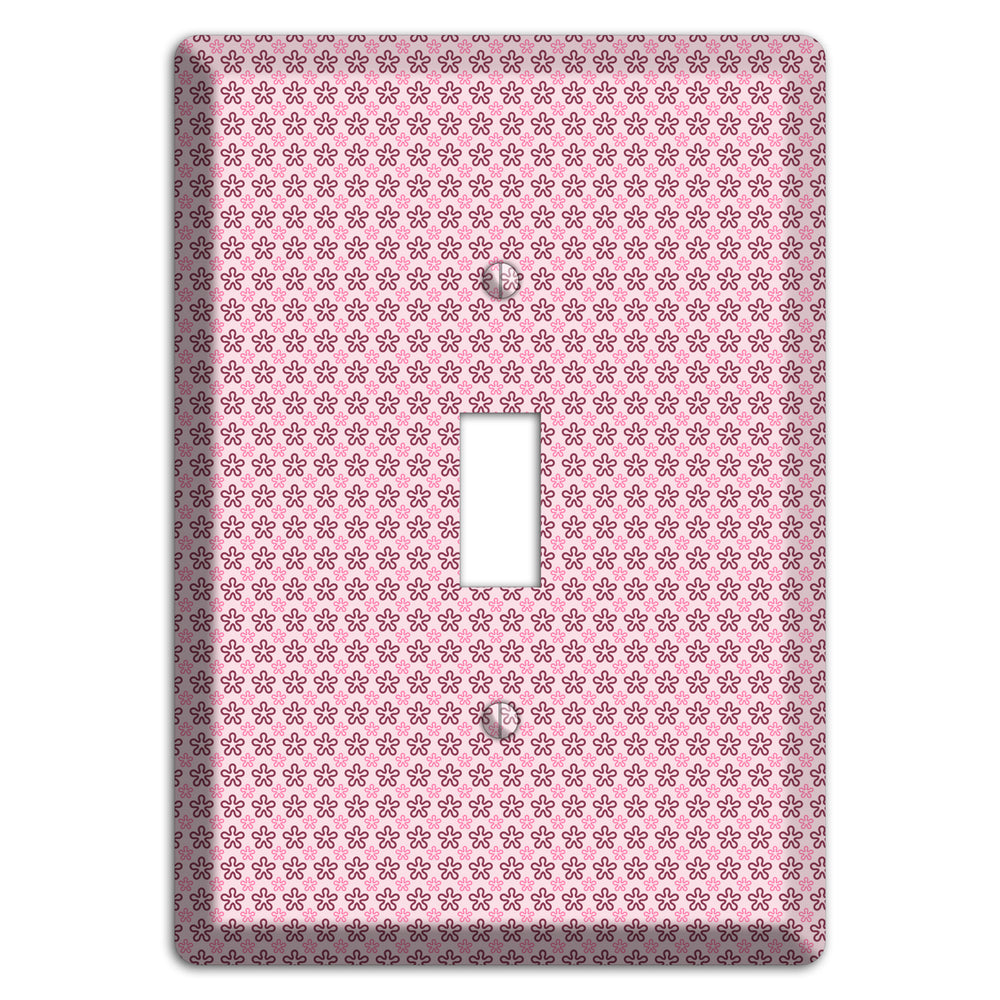 Pink Tiny Floral Cover Plates