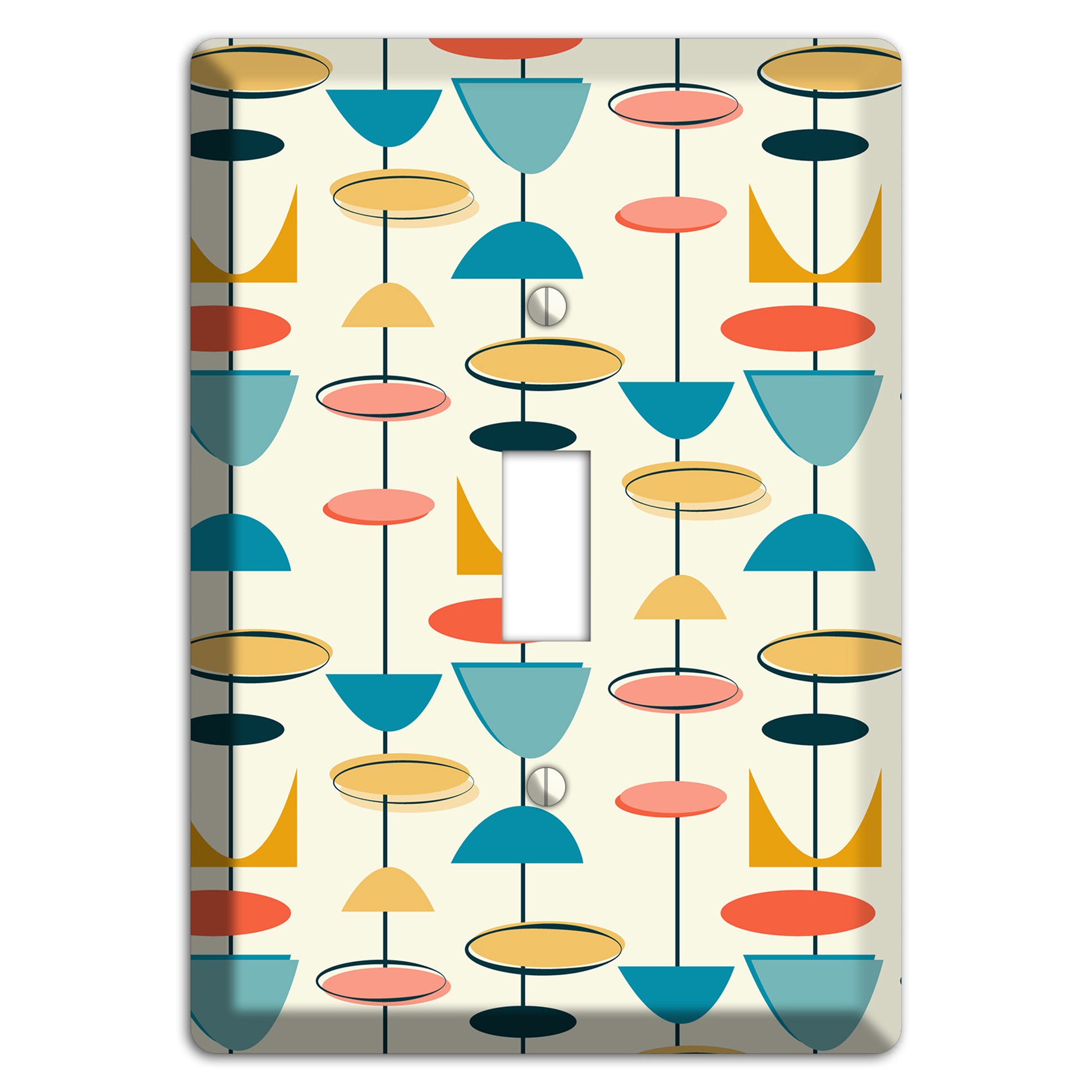 Retro Shapes Cover Plates