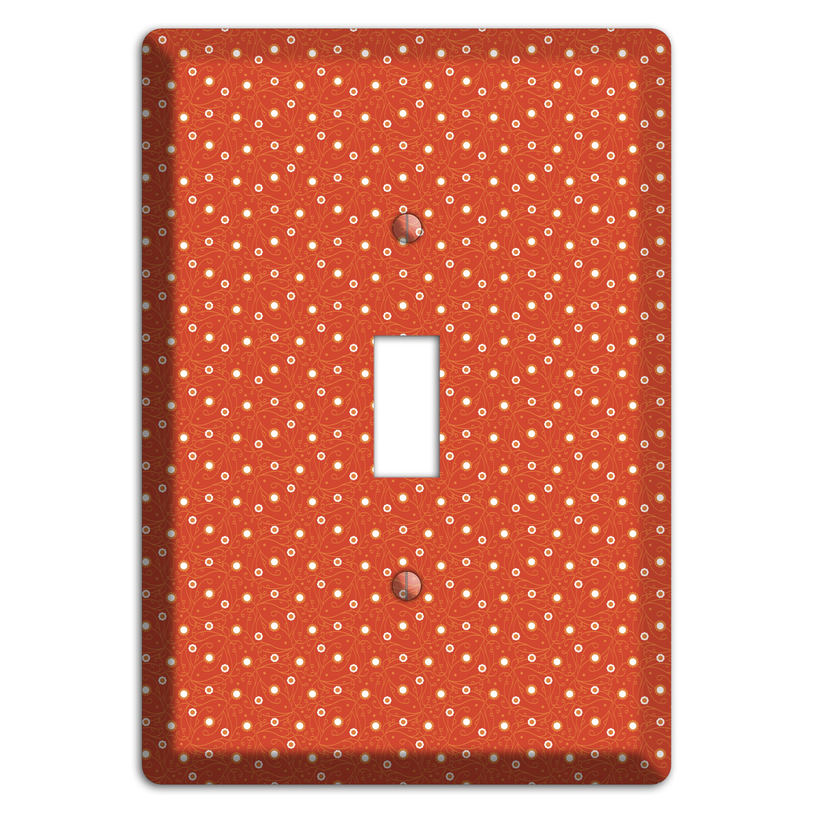 Tiny Red Vine Floral Cover Plates