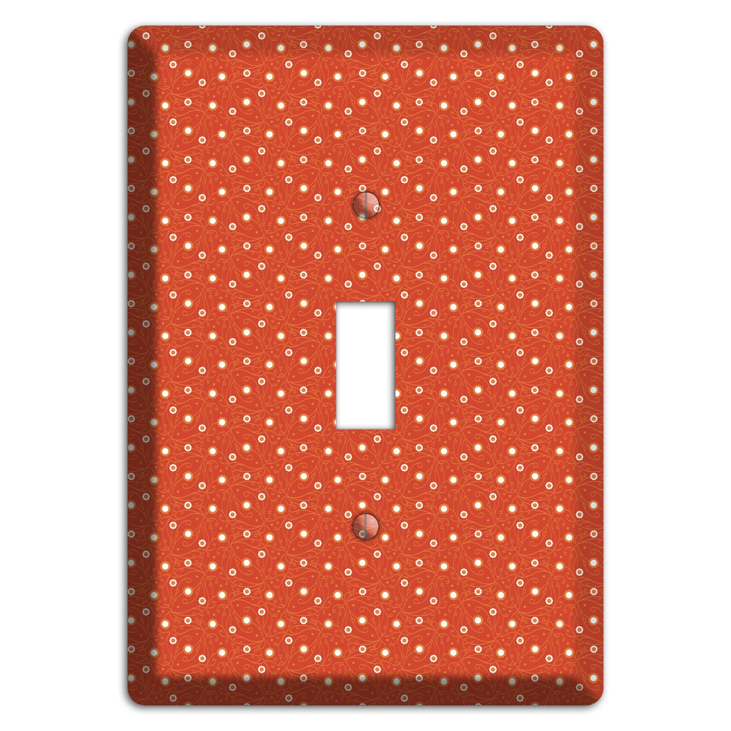 Tiny Red Vine Floral Cover Plates