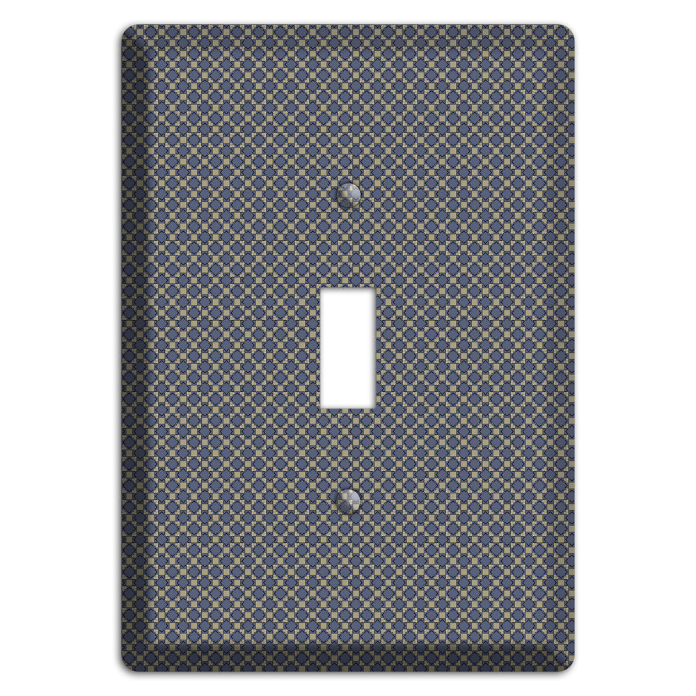 Blue-grey Arabesque Cover Plates