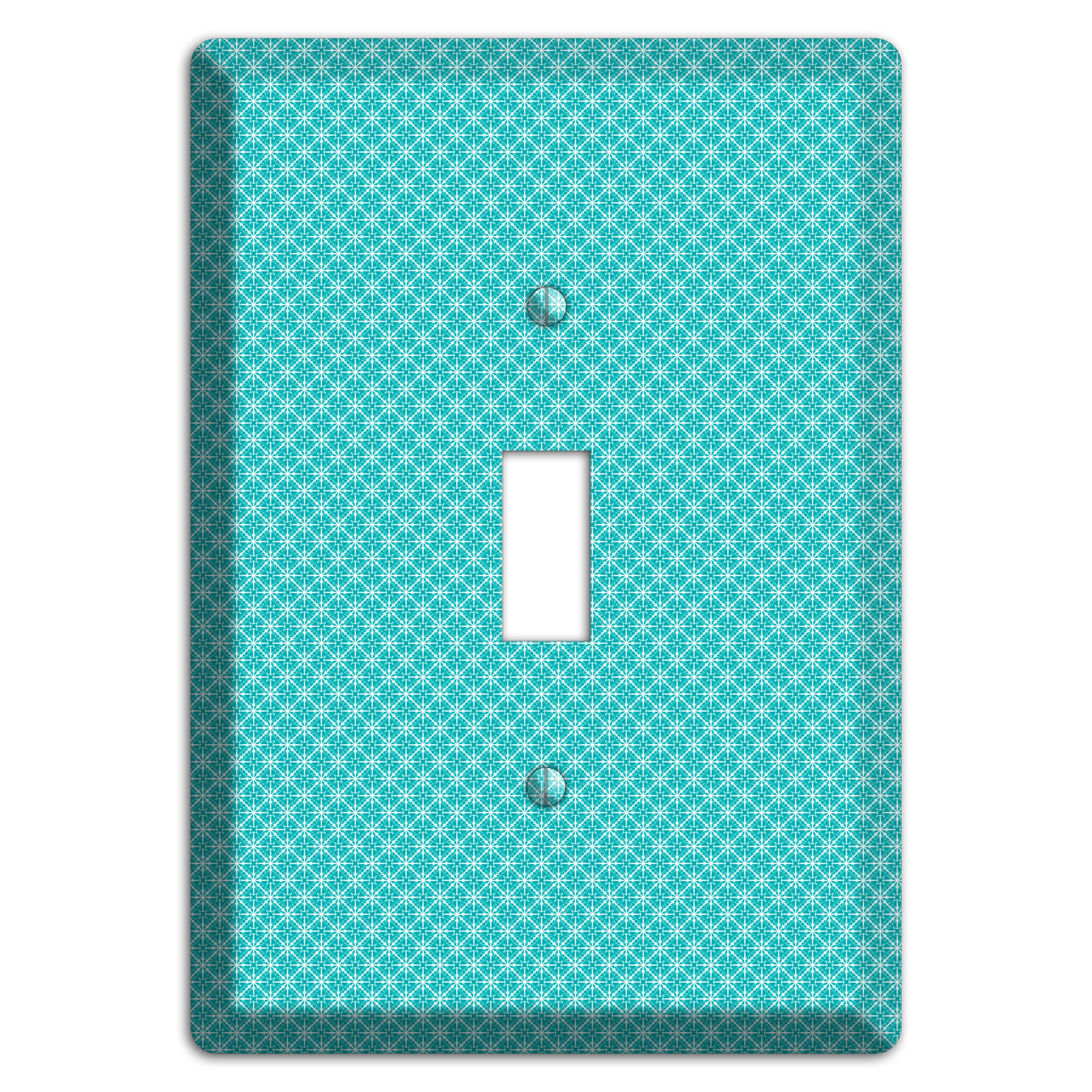 Turquoise Tiny Arabesque Cover Plates
