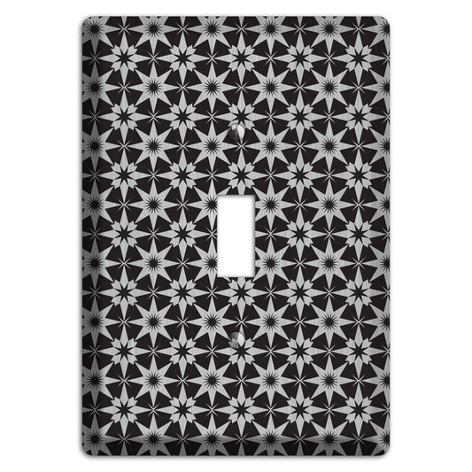 Black with Stainless Foulard Cover Plates