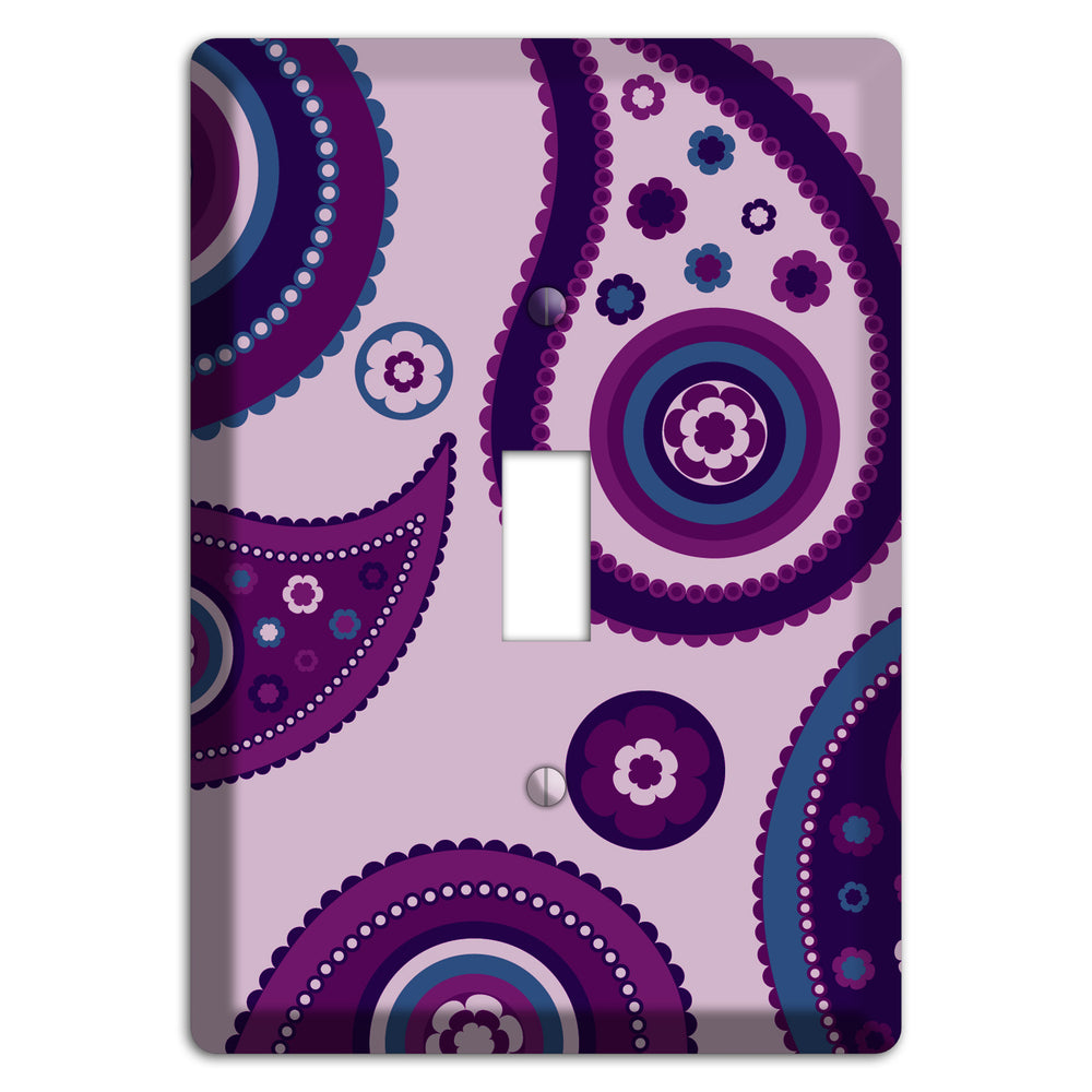 Light Purple Pailsey Cover Plates