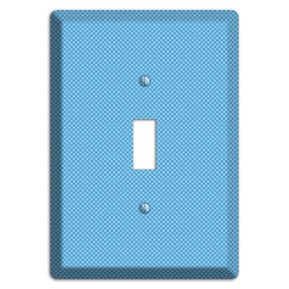 Light Blue Tiny Check Cover Plates