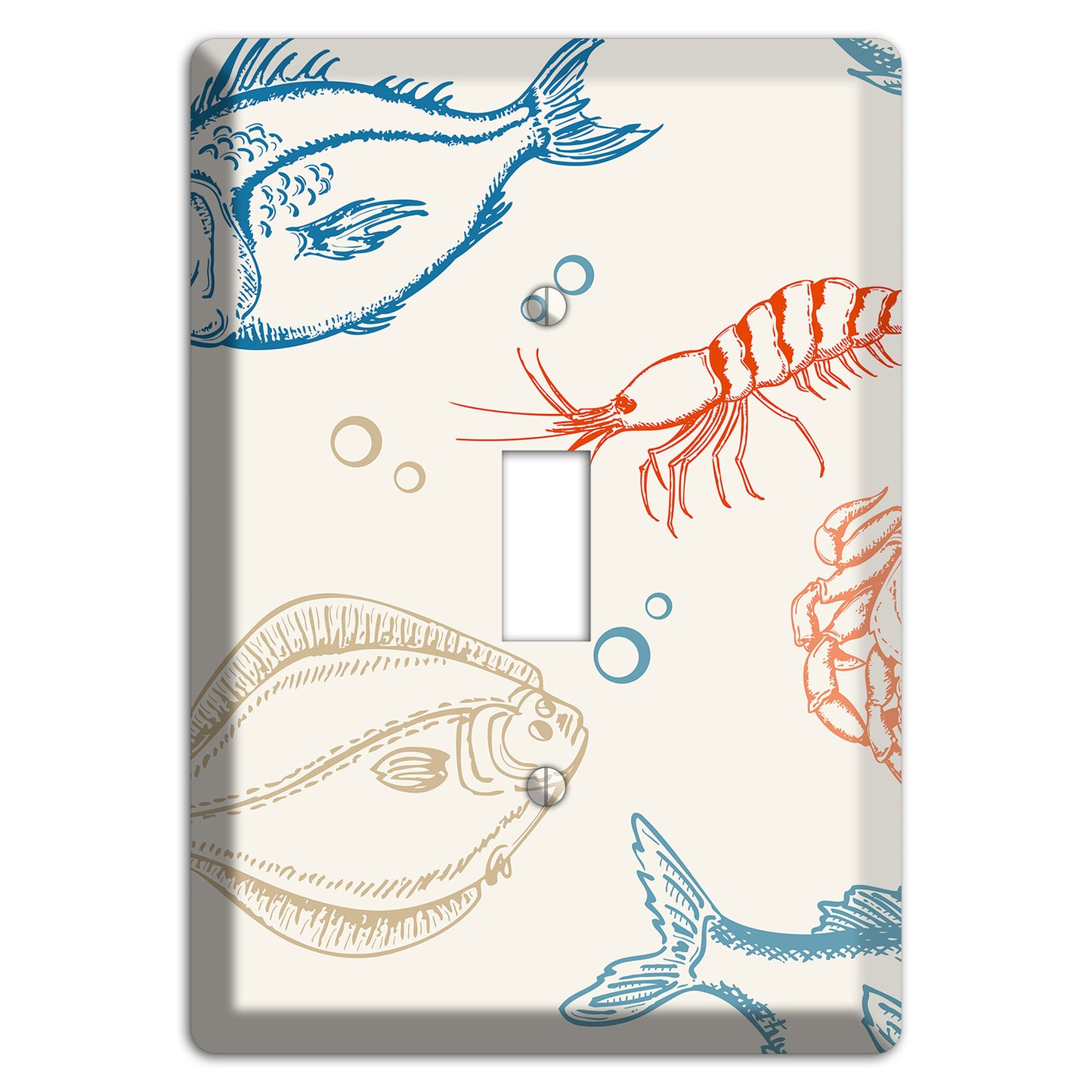 Mixed Sea Life Style 1 Cover Plates