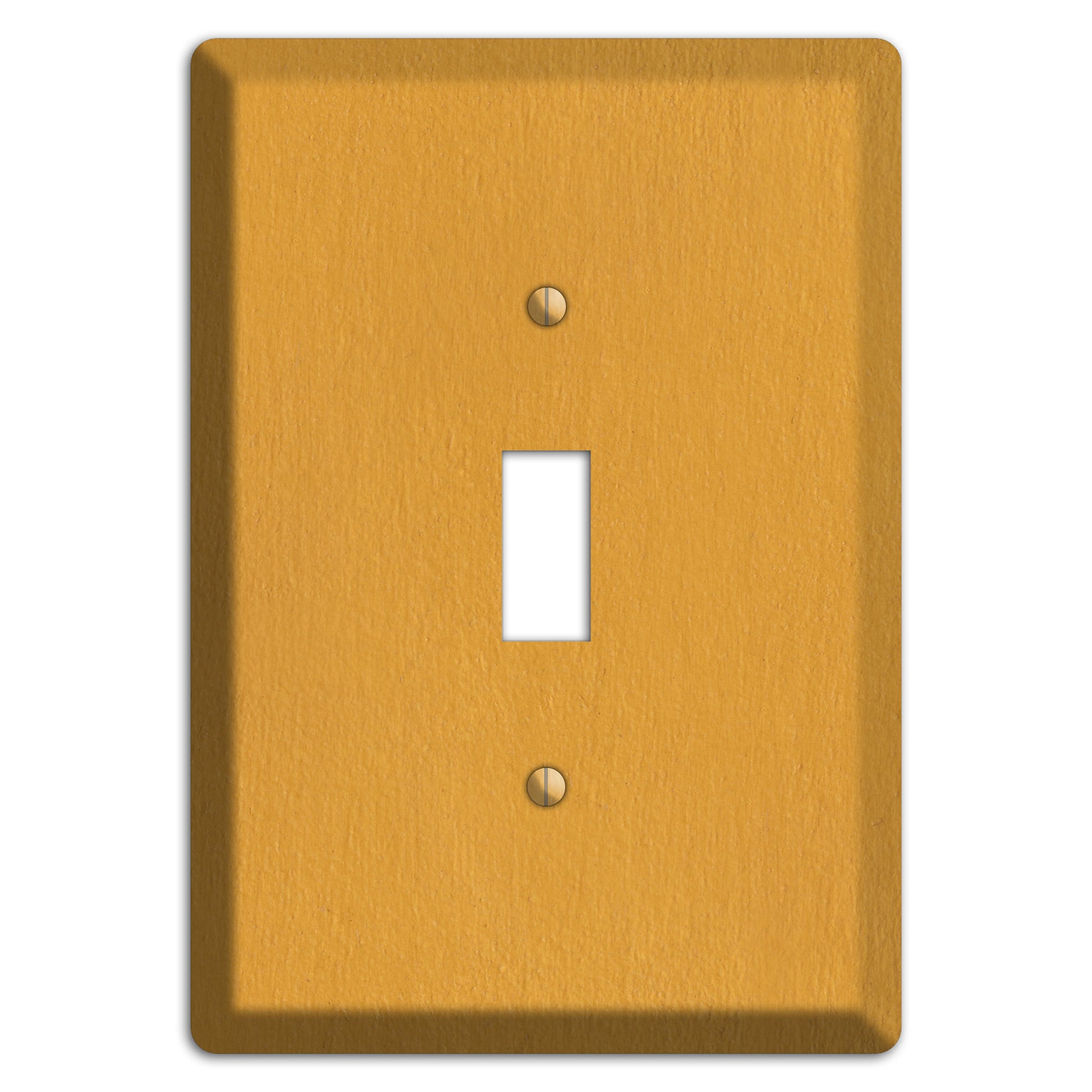 Stucco Yellow Cover Plates