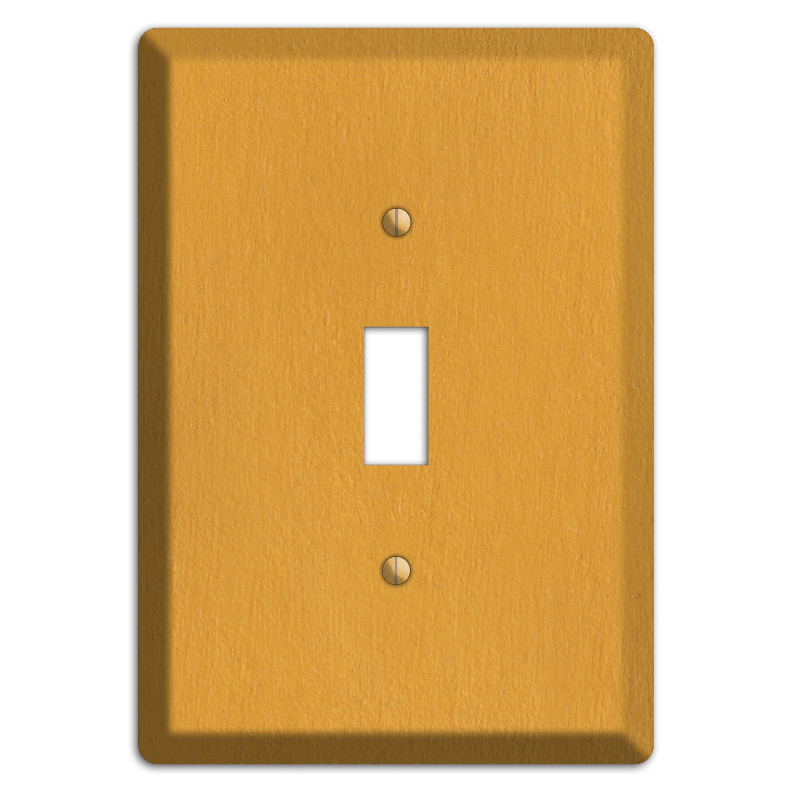 Stucco Yellow Cover Plates
