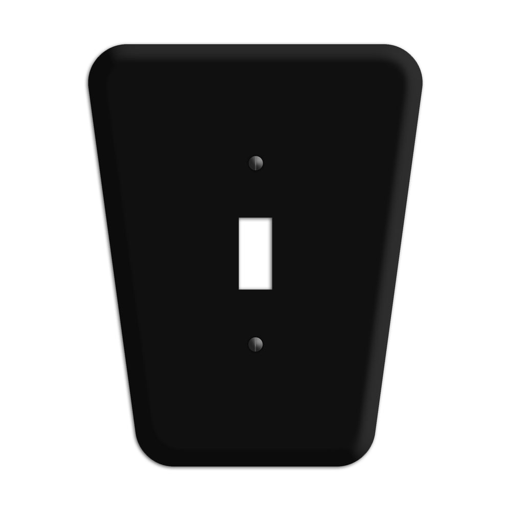 Matte Black Mid-Century Cover Plates