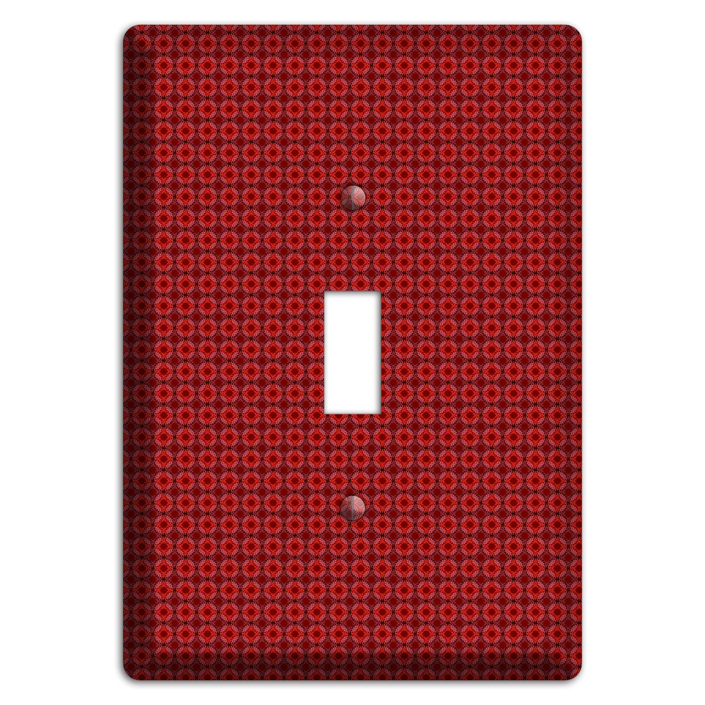Multi Red Tiled Foulard Cover Plates