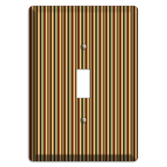 Red and Green Stripes Cover Plates