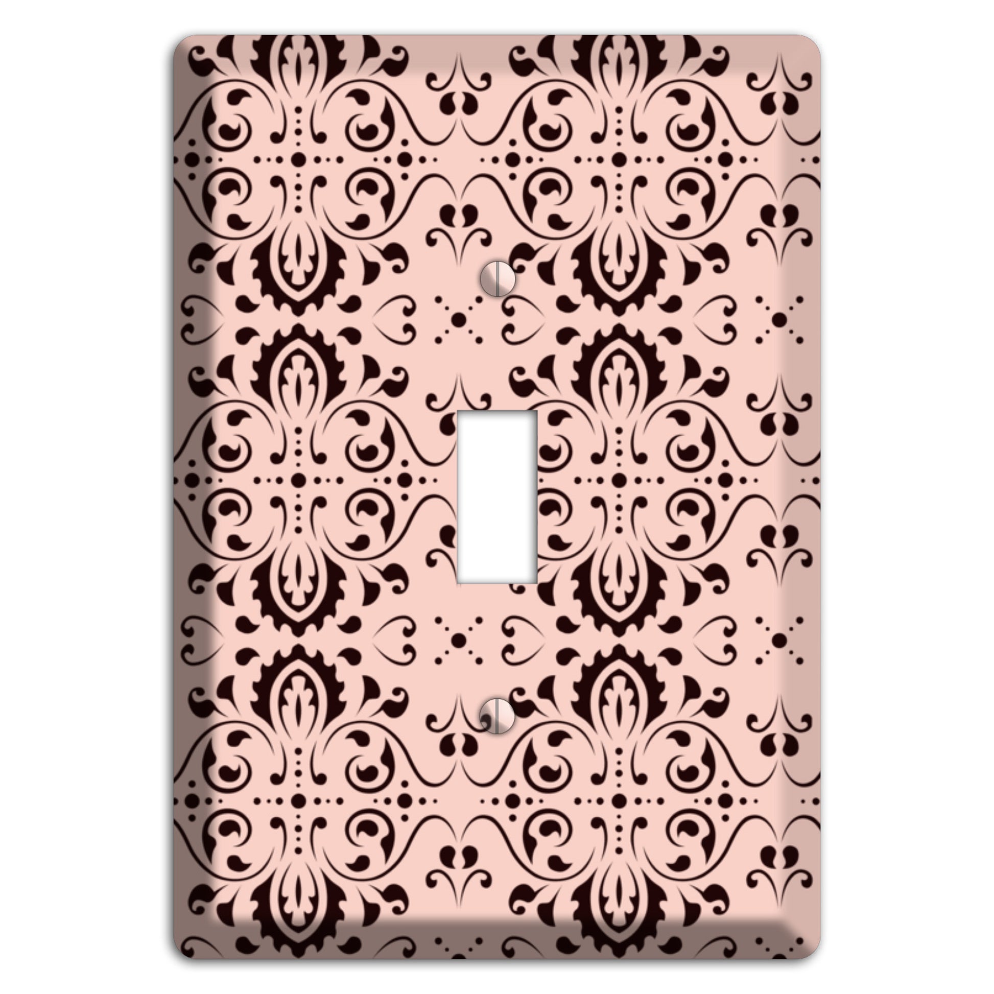 Coral Tapestry Cartouche Cover Plates