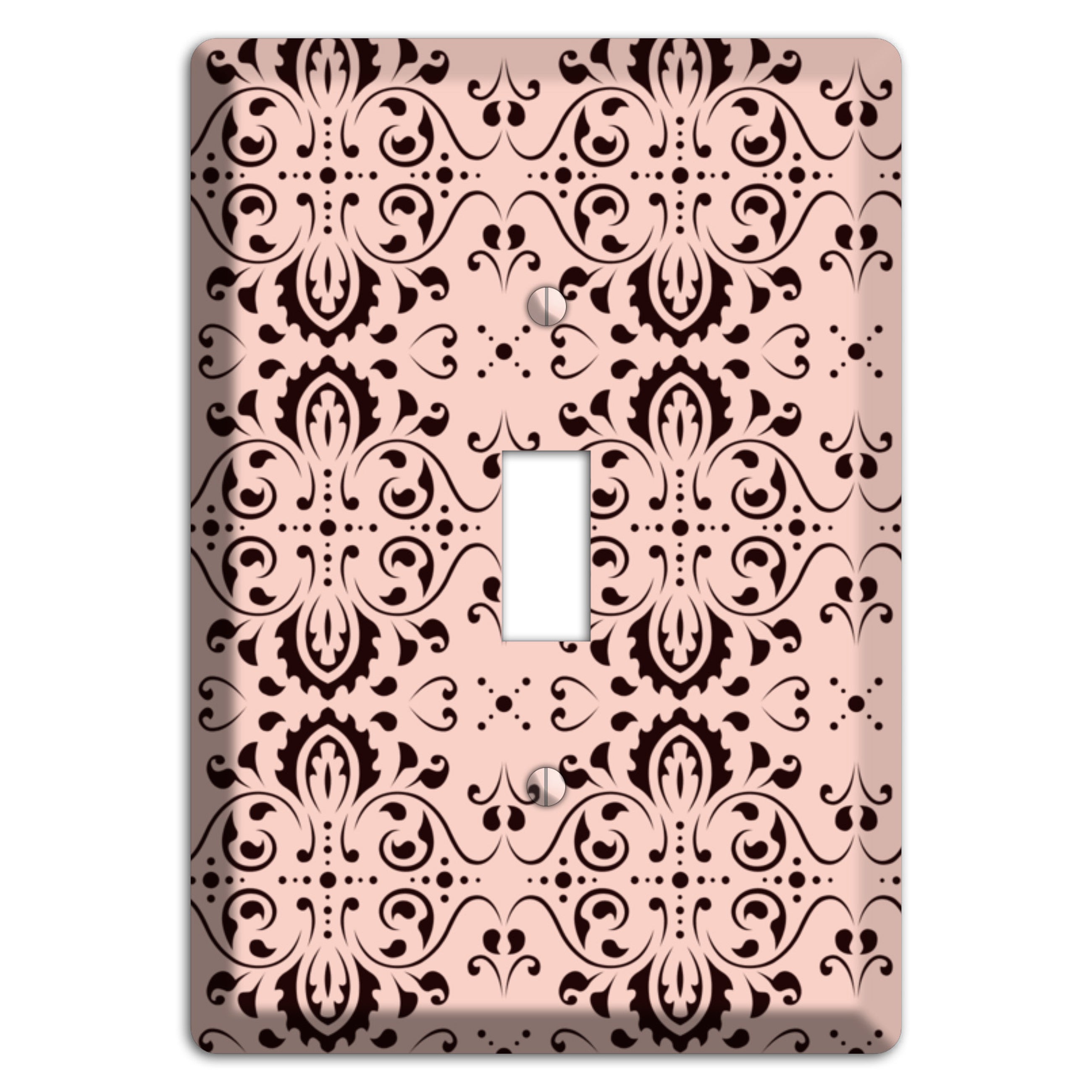 Coral Tapestry Cartouche Cover Plates