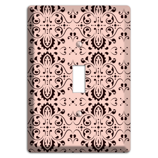 Coral Tapestry Cartouche Cover Plates