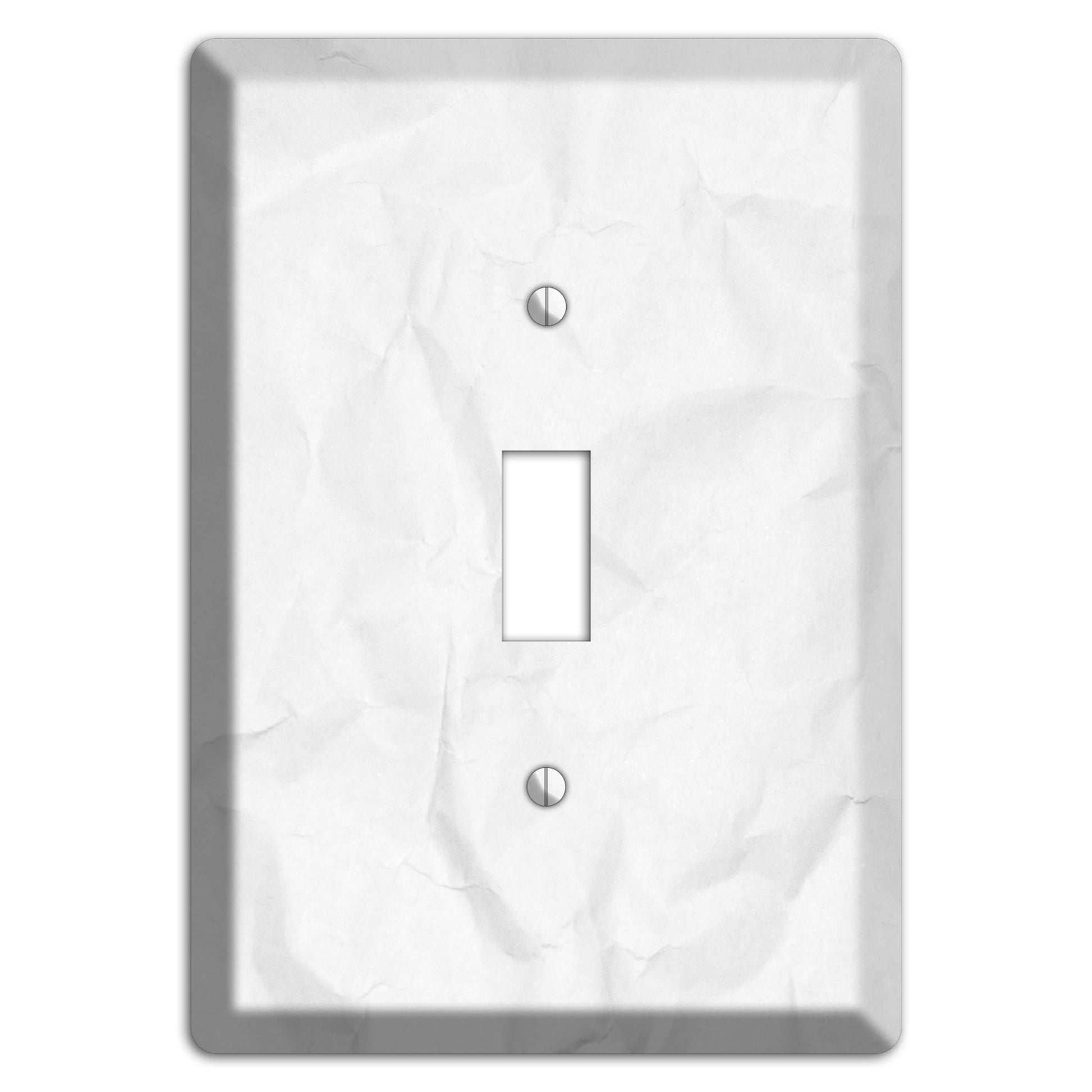 Seashell Crinkled Paper Cover Plates