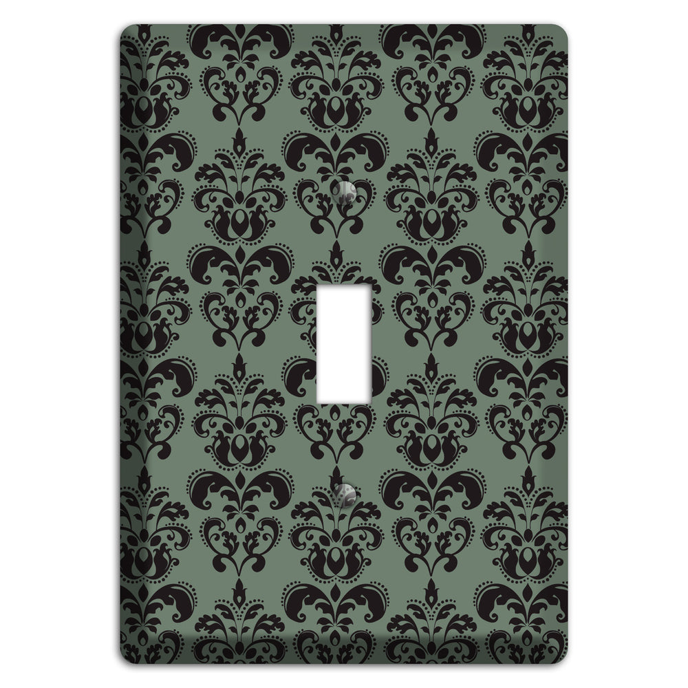Moss Cartouche Half Drop Cover Plates
