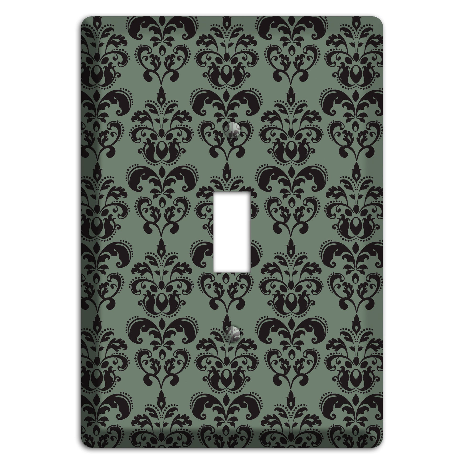 Moss Cartouche Half Drop Cover Plates