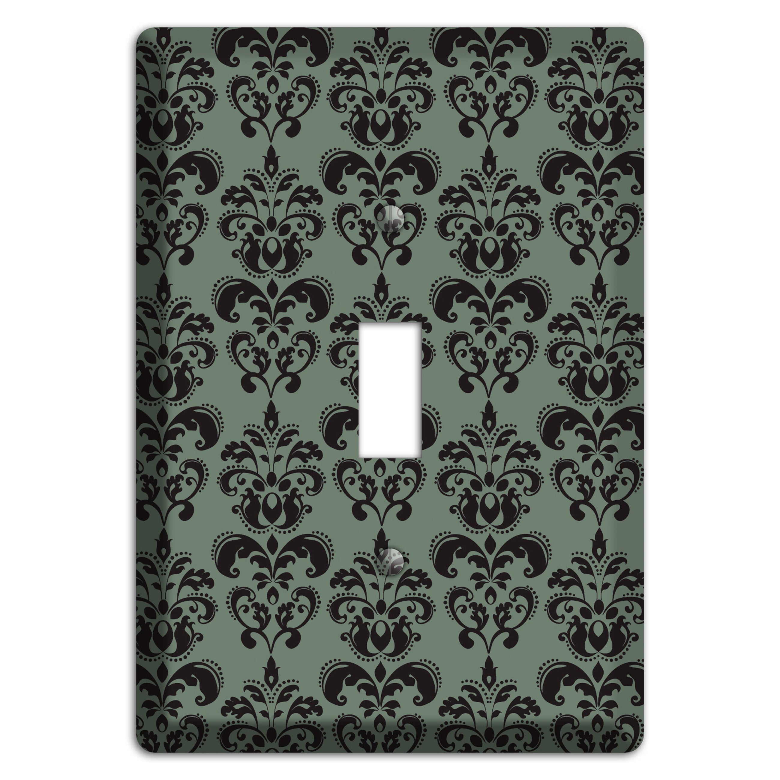 Moss Cartouche Half Drop Cover Plates