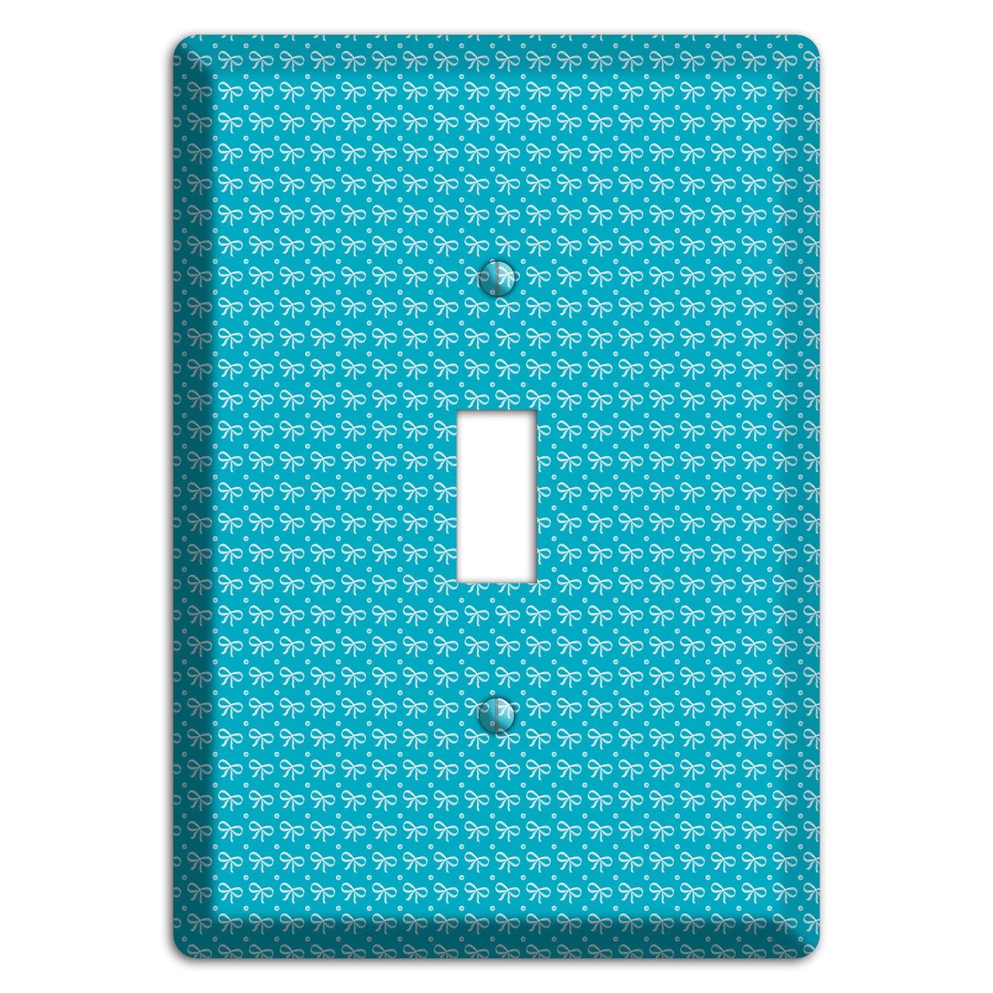 Turquoise Bows Cover Plates