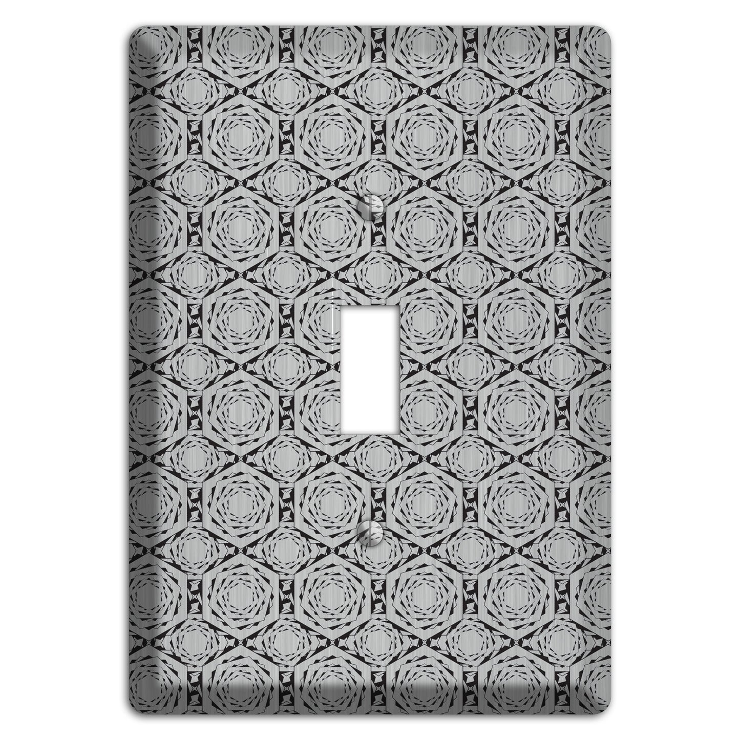 Overly Hexagon Rotation  Stainless Cover Plates