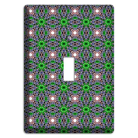 Green Foulard 4 Cover Plates
