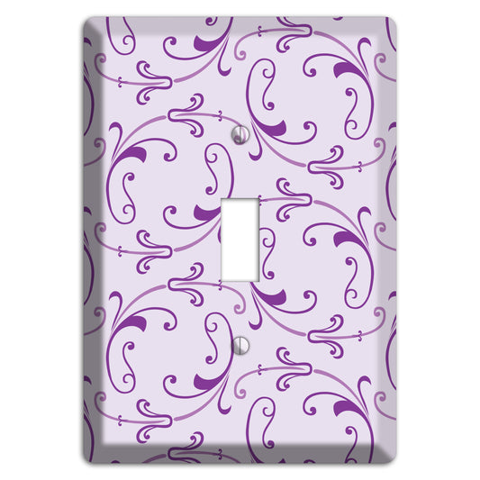 Lilac Victorian Sprig Cover Plates