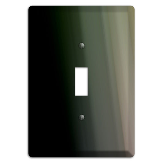 Black and Olive Ray of Light Cover Plates
