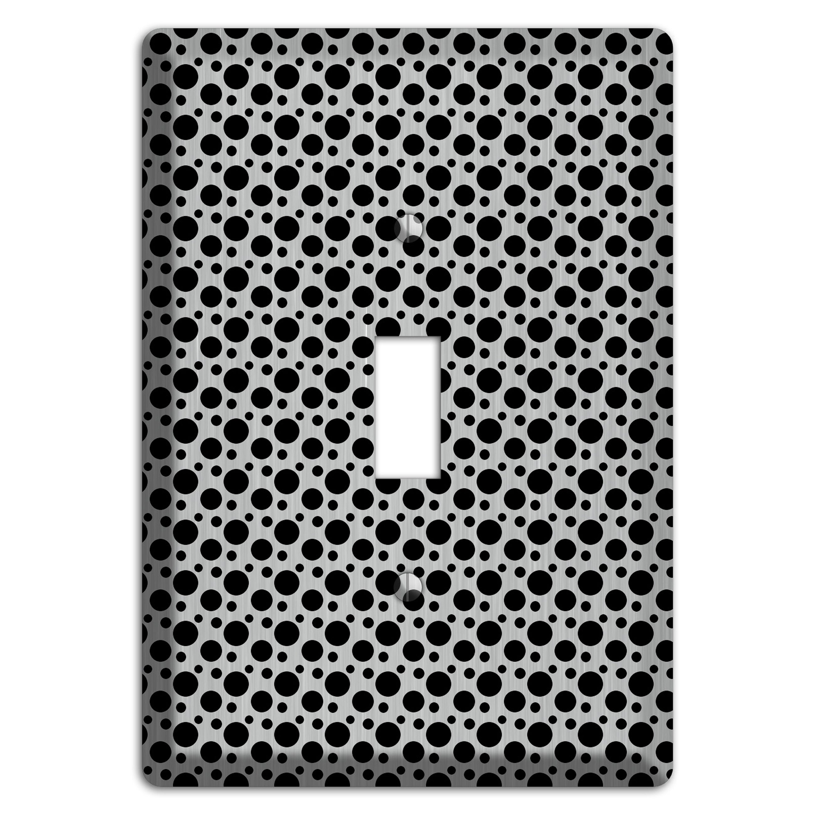 Small and Tiny Polka Dots Stainless Cover Plates