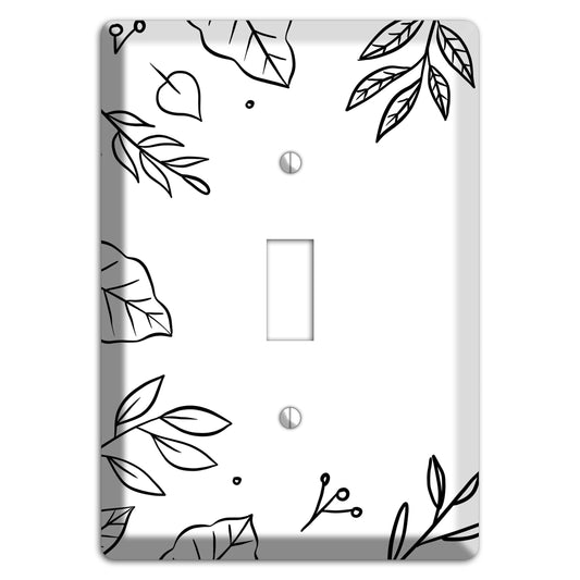 Hand-Drawn Floral 33 Cover Plates