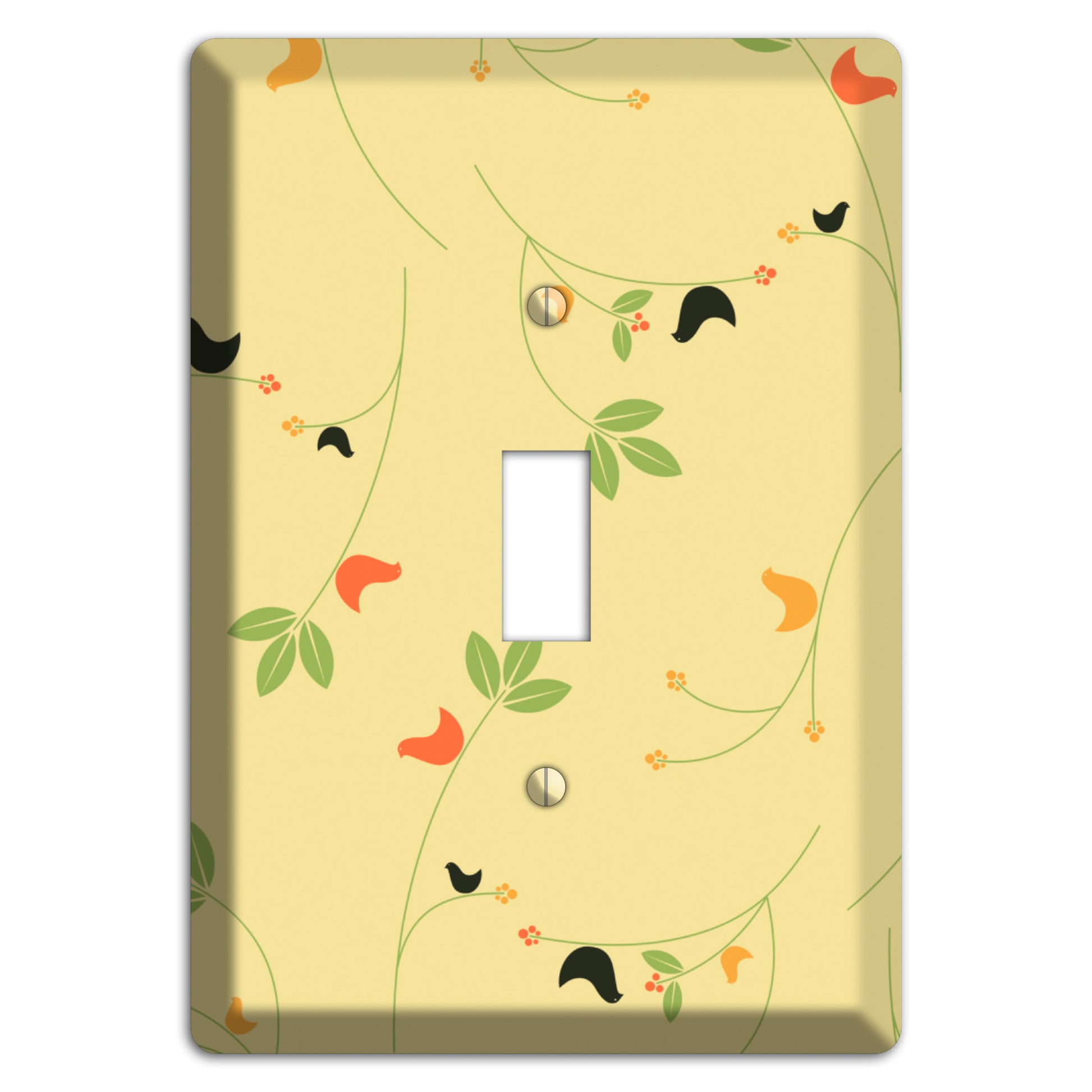 Delicate Yellow Flowers Cover Plates