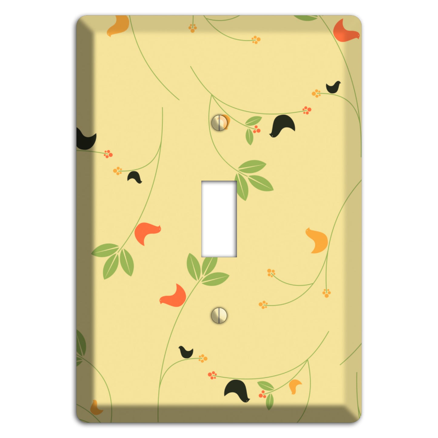 Delicate Yellow Flowers Cover Plates