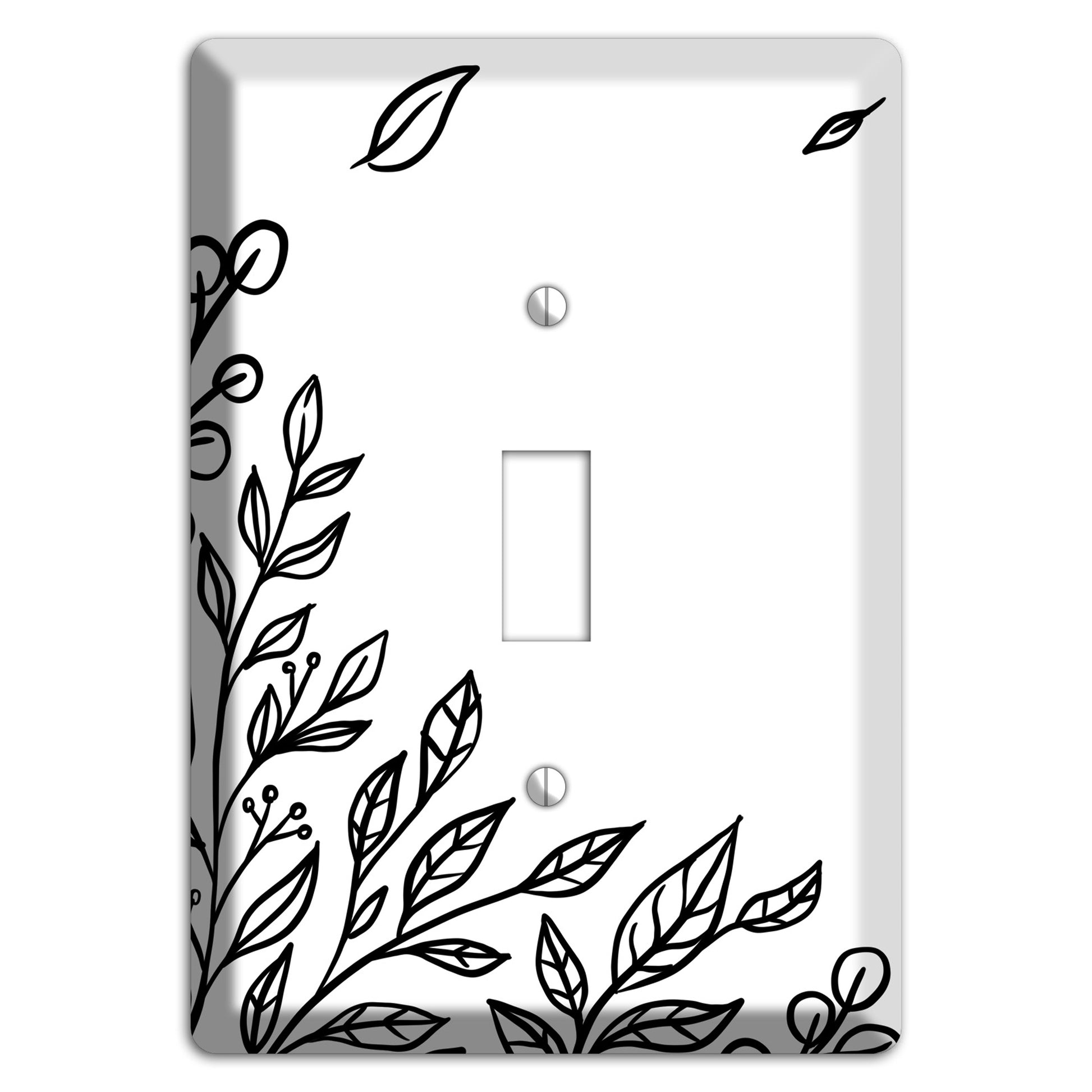 Hand-Drawn Floral 21 Cover Plates