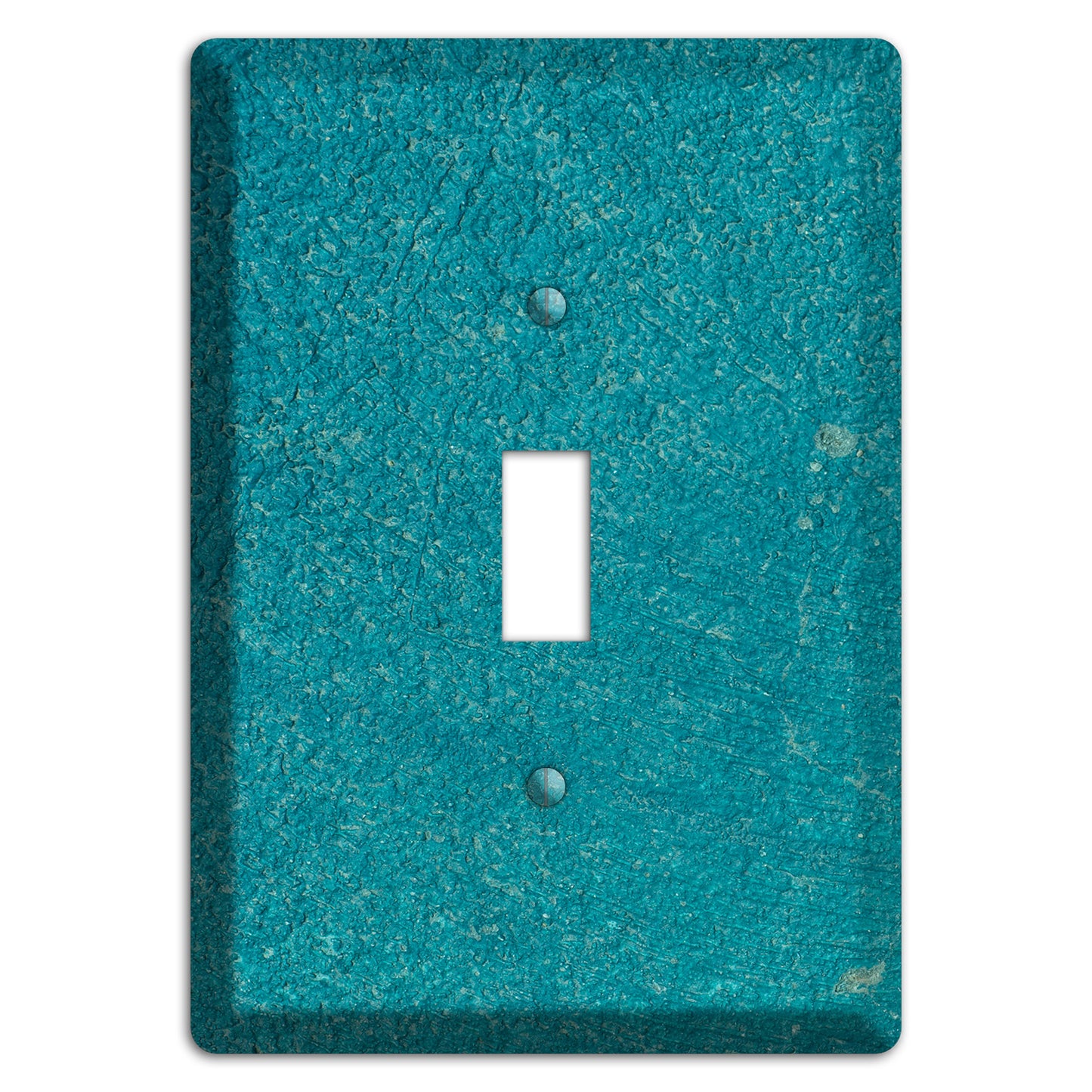 Teal concrete Cover Plates