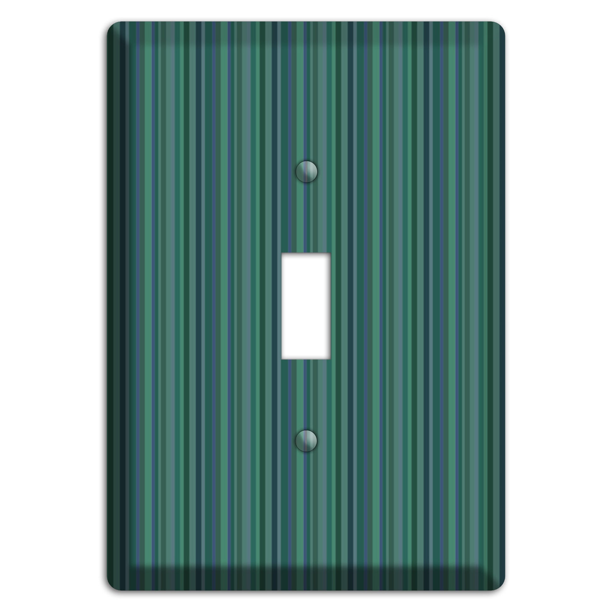 Multi Jade Vertical Stripes Cover Plates
