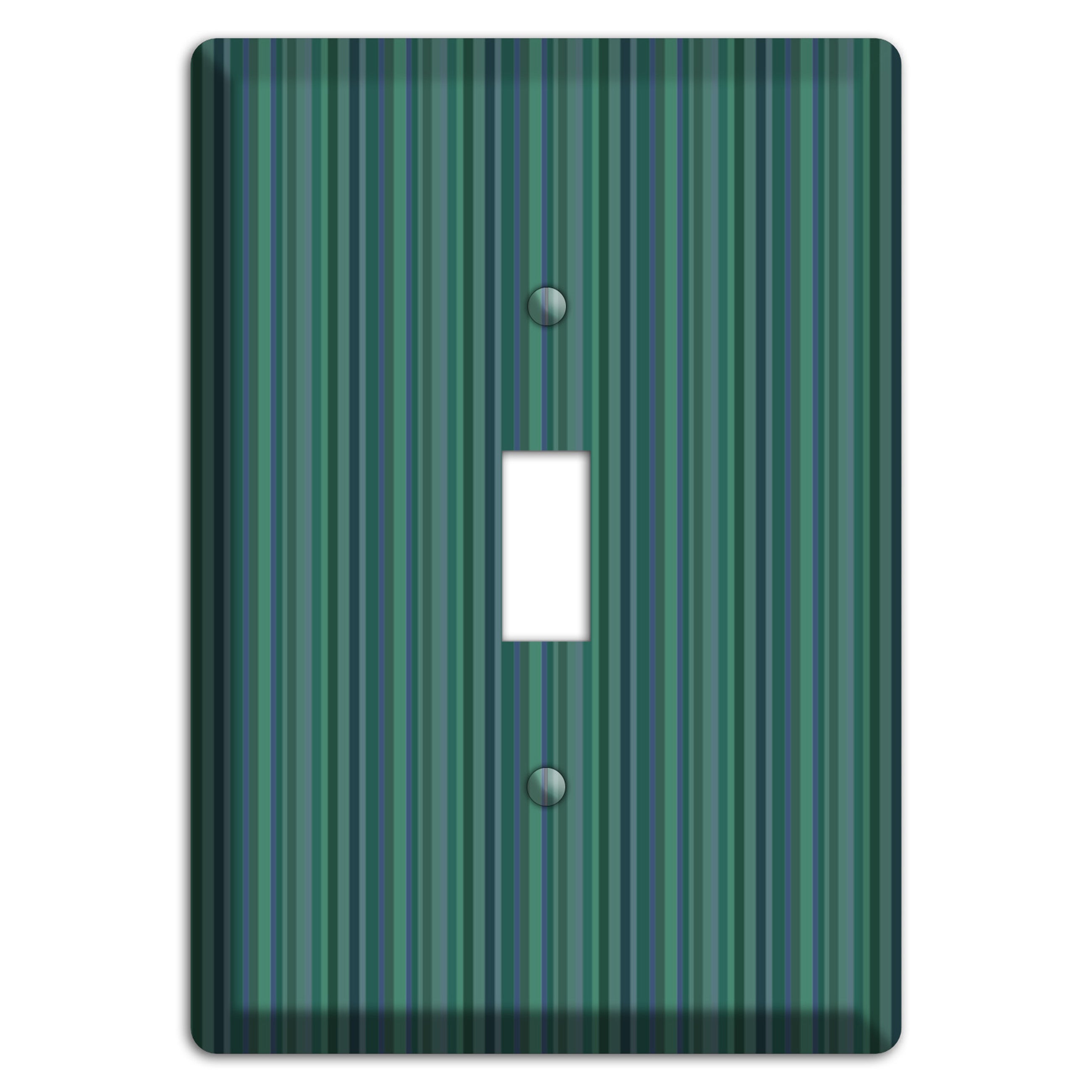 Multi Jade Vertical Stripes Cover Plates