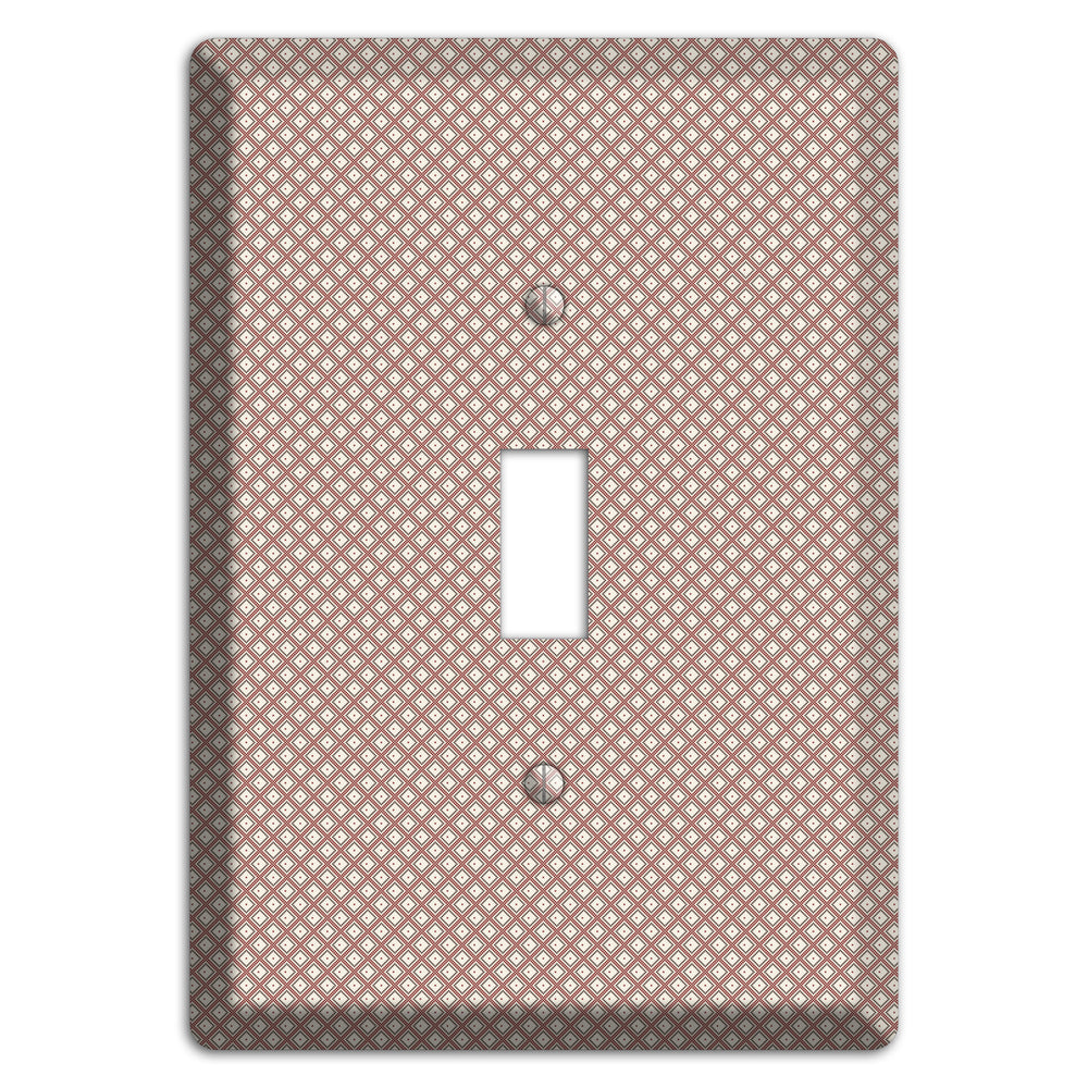 Light Brown and Beige Diamonds Cover Plates