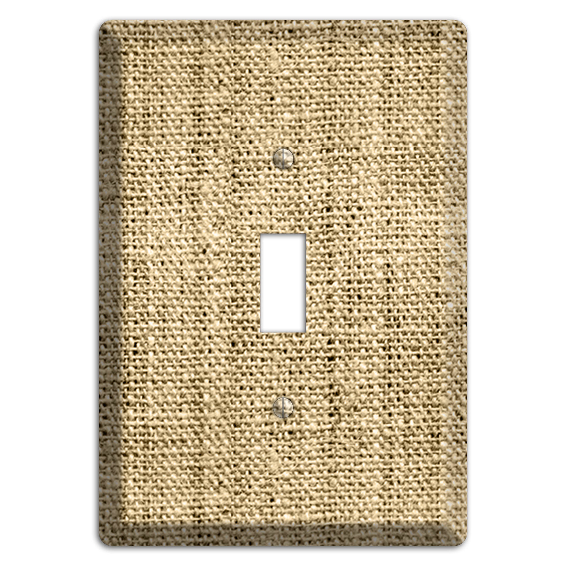 Indian Khaki Burlap Cover Plates