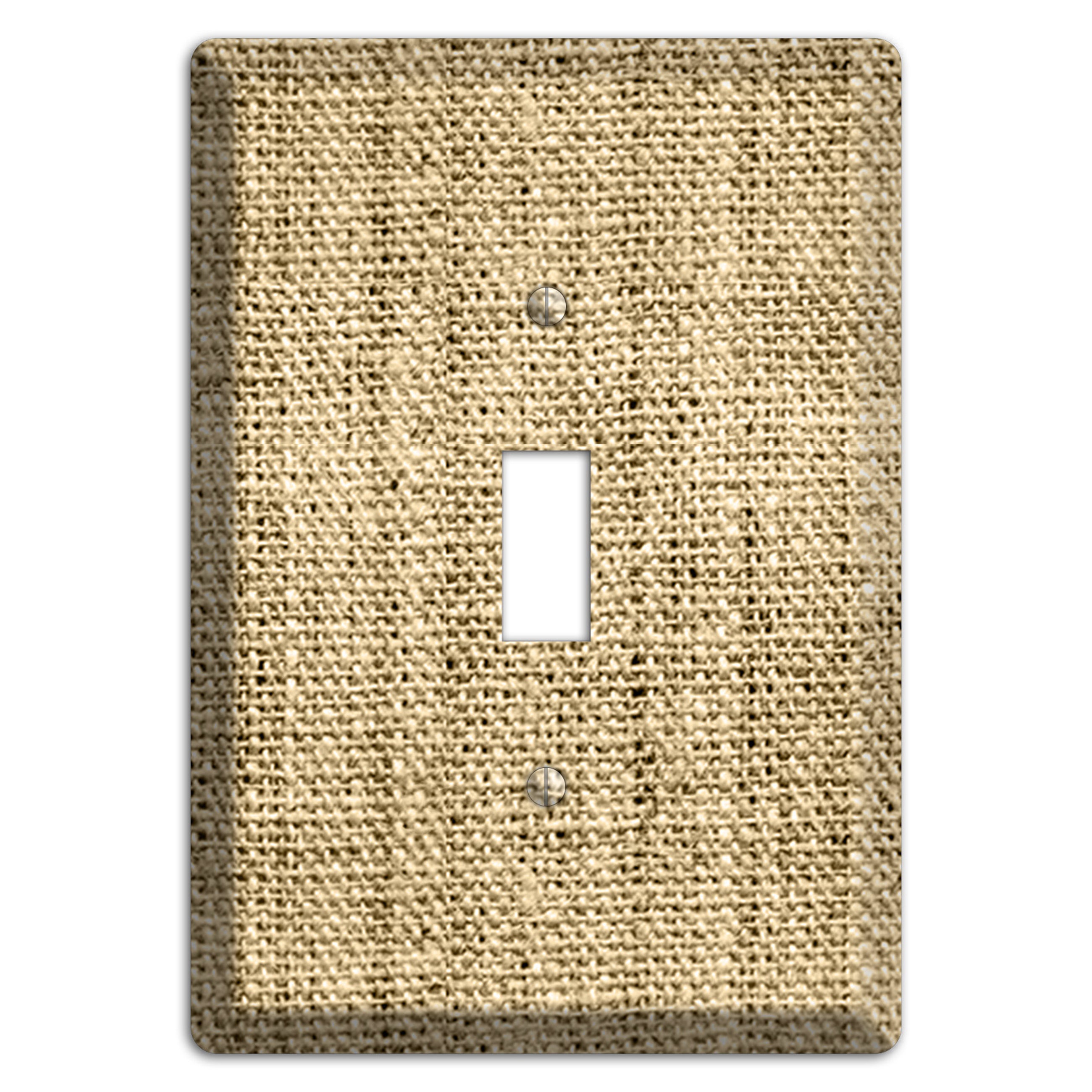 Indian Khaki Burlap Cover Plates