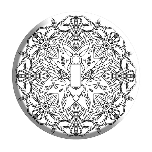 Beetle Mandala A Cover Plates